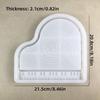 Flexible Silicone Resin Mold for Dish Epoxy Piano Shaped Tray Making Mould Creative Storage Plate Accessory Mould