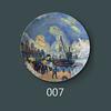 8" inch 20.5cm Diameter Paul Cezanne Painting Porcelain Decorative Home Hall Wall Hanging Plate Creative Arts Disc