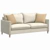Sofa Cushions 2 Pieces Gray Green 45 x 45 cm Cord Fabric