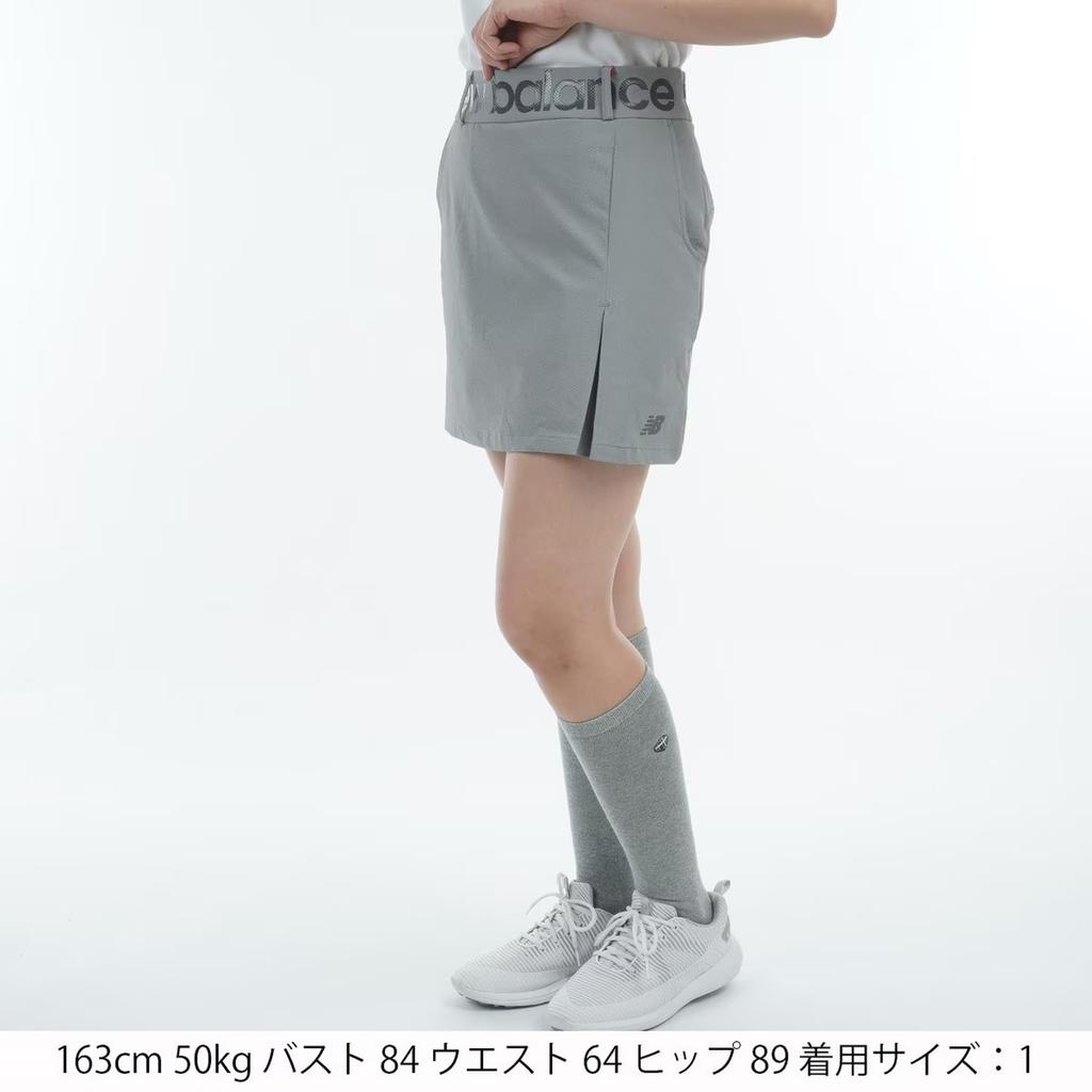 New Balance Golf Skirt 1 Women's (Stretchy, Moisture-Wicking, Quick-Drying) / 012-5134503 023_Gray [M]
