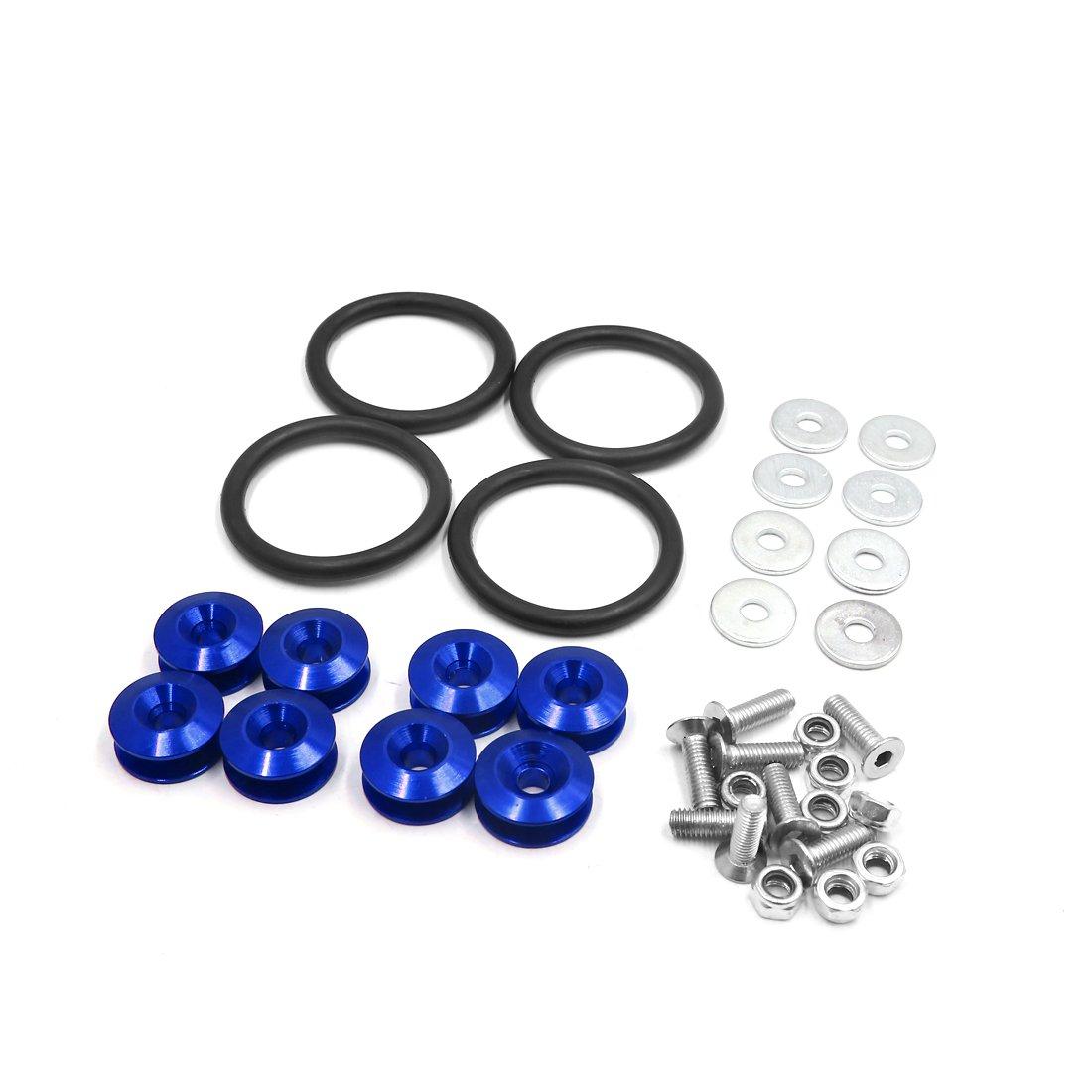 uxcell Quick Release Fastener Bumper Fastener Fender Fastener Kit for 10x23mm синий
