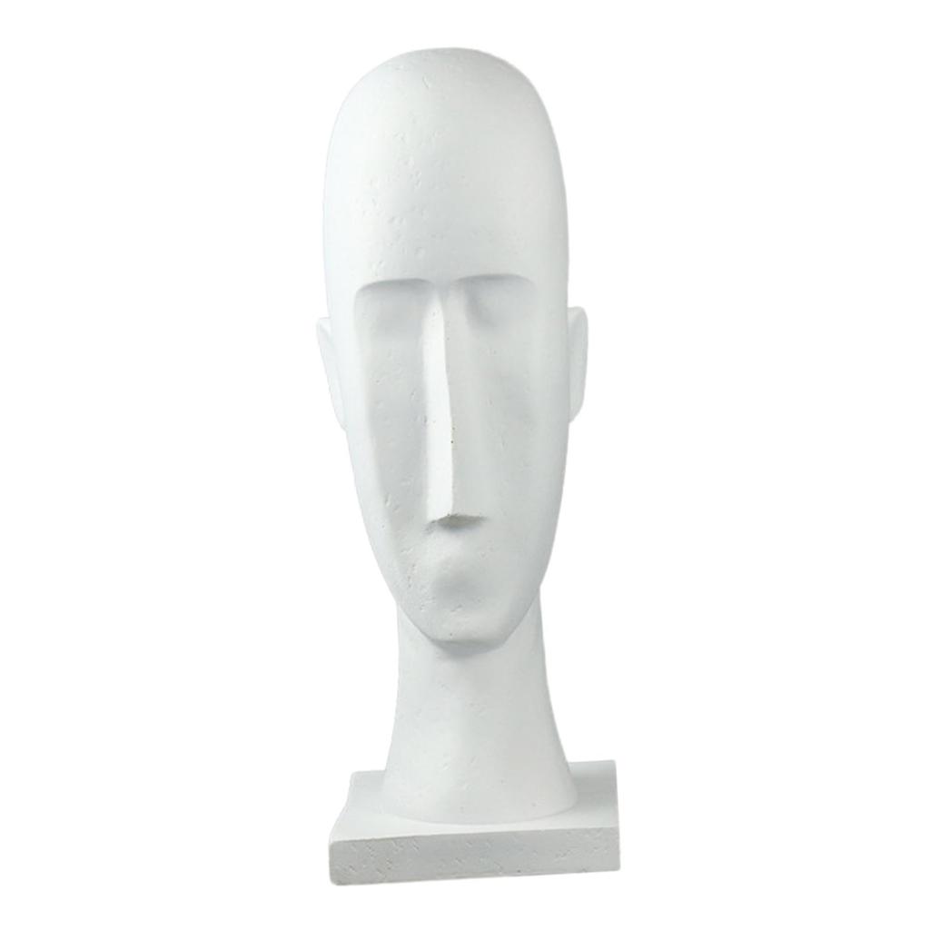 Abstract Human Figure Desktop Figurine Resin Sculpture with Modern Office Collectible for Farmhouse,