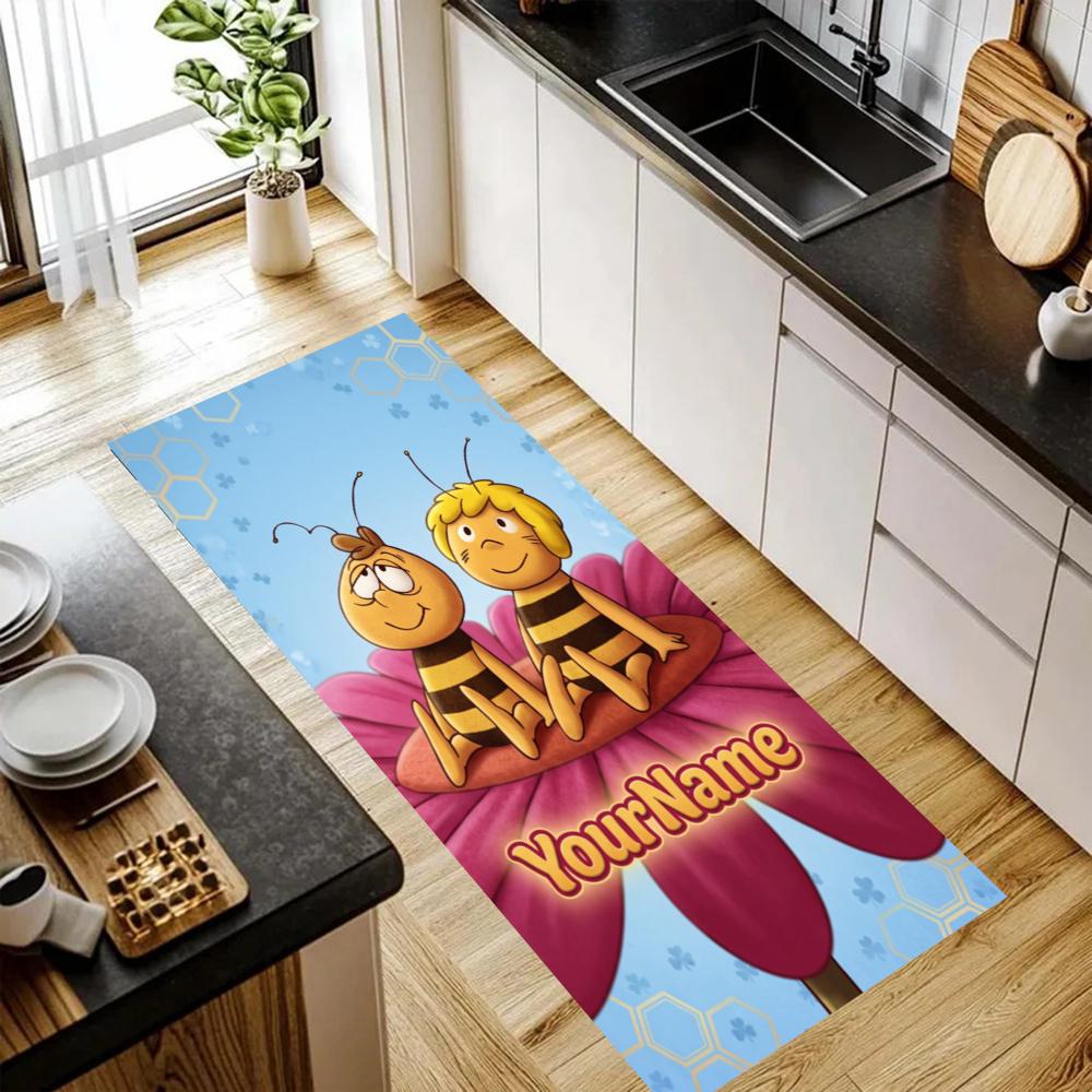 Biene Maja Customize Your Name Kitchen Rug Runner Rug Laundry Mat Hallway Entryway The Best Gift Choice