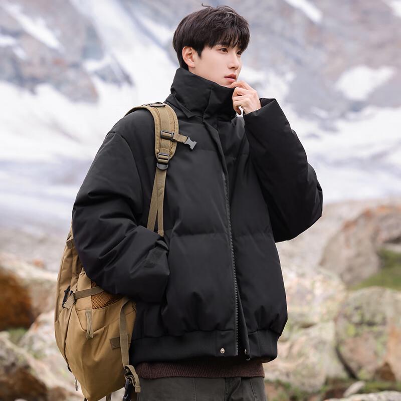 Wassup Sohot Men's Detachable Hooded Parka Jacket