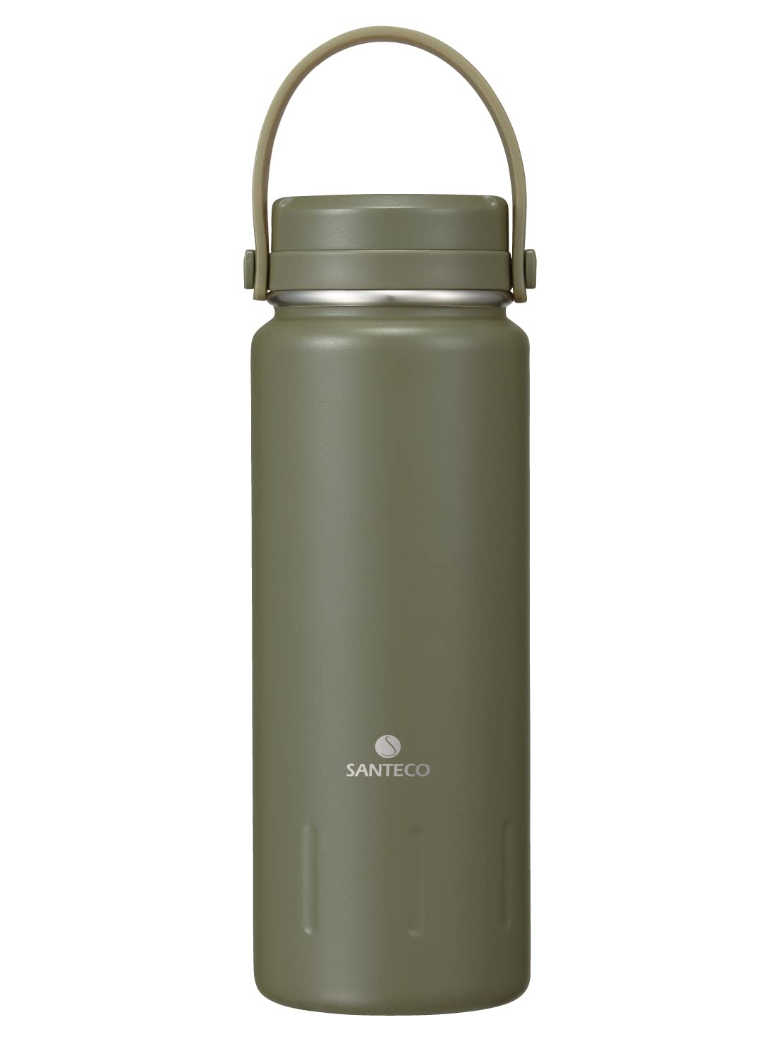 

CB Japan 500ml Khaki Vacuum Insulated Stainless Steel Water Bottle with KOYA Outdoor SANTECO Handle, Bottle,