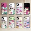 Anime Boy S-Saiki Kusuo Phone Case For iPhone17,16,15,14,13,12 Plus,Max Soft Silicone Black Cover