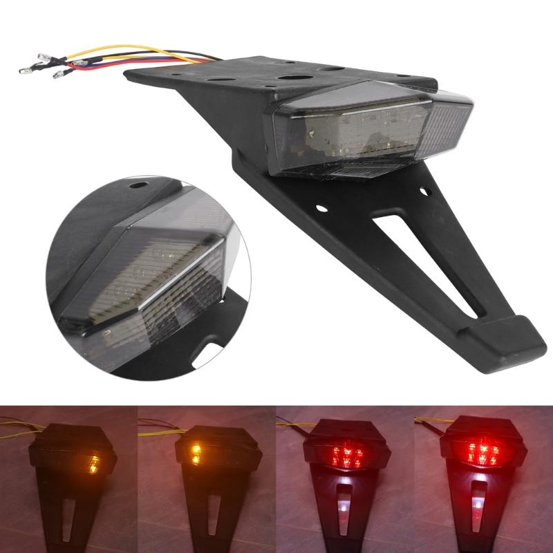 Motorrad LED Rücklicht mit integrierten Blinkern Wasserdichtes LED Rücklicht Lampe mit hoher Sichtbarkeit für Fahrzeuge