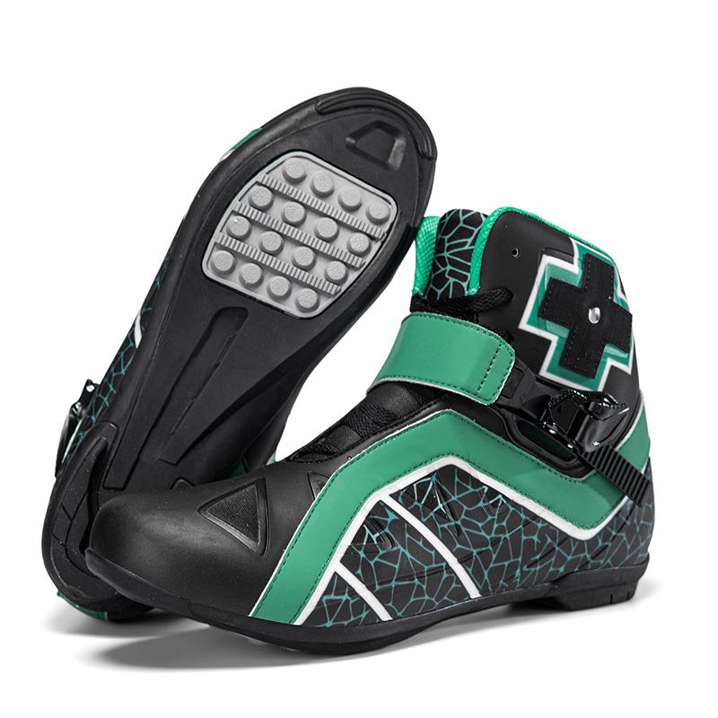 

Chain Commodity Motorcycle Pants Large Size Modified Riding Pants Male Rider Racing Pants Modified Travel Equipment 45 чёрный/зелёный