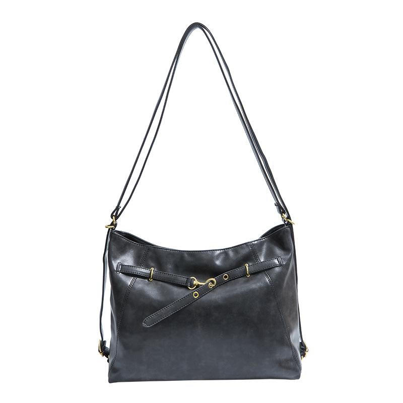 

Сумка Женская Новая Сумка-тоут Универсальная Сумка через плечо Большая Вместимость Сумка-мессенджер для Поездок на Работу чёрный