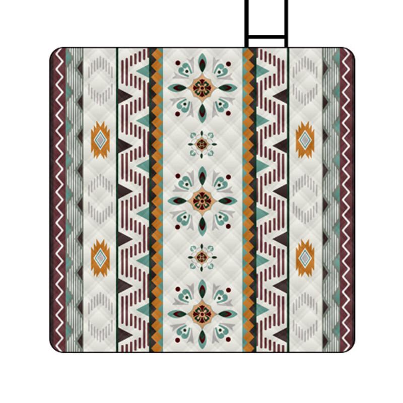Ethnic Style Ultrasonic Picnic Mat 300x400 cm