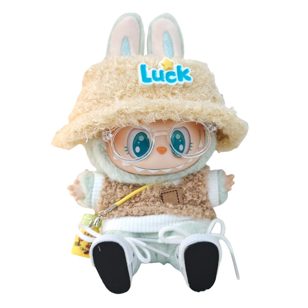 

17cm Mini Doll Clothes Hat Glasses Shoes Outfit Accessories Fashion Clothes Doll Cute Clothes Dolls Accessories