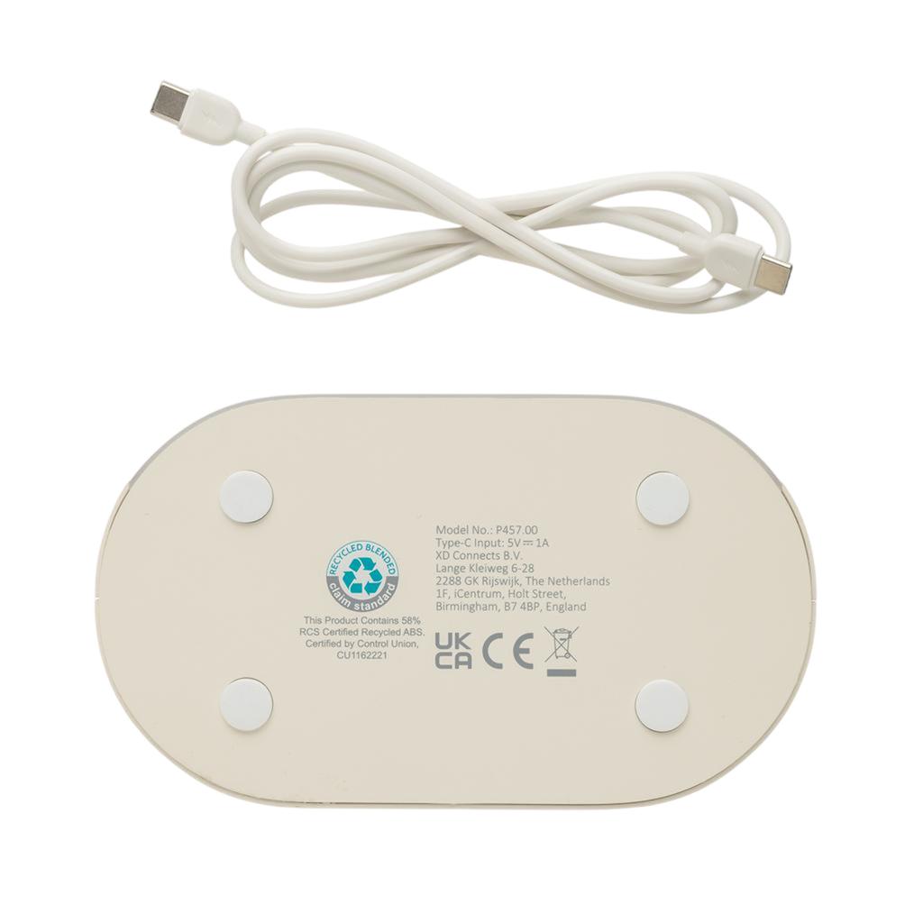 XD Collection Recycled Plastic Digital Alarm Clock (EU Plug)