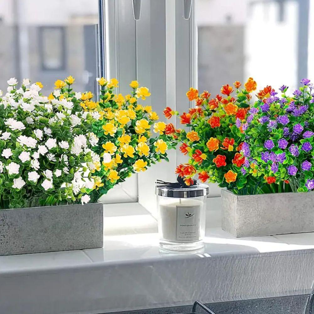 1/5pcs Artificial Plant Flower Eucalyptus Babysbreath Festival Wedding Outdoor Bonsai Arch Wall Home Christmas Diy Gift Hot Sale