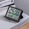 Alarm Clock with Humidities Date Digital Clock Large Display Battery Operated Desk Clocks for Bedroom,Livingroom,Office