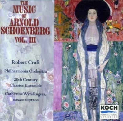 CD SCHOENBERG, WYN-ROGERS; CRAFT - 4 Orchestral Songs Op 22 / Variatio 374632HI Koch Internatio 1999 US Classical Used