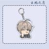Acrylic Keychain Women Bai Xian Yun Yan Cute Anime Character Key Chain Man BL Couple Keyring Pendant Jewelry