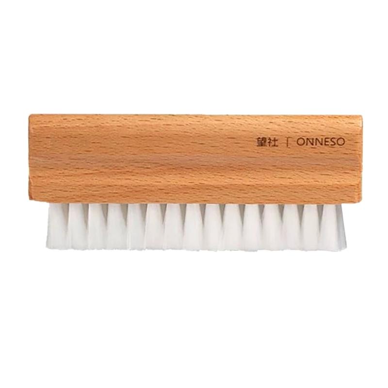 Vinyl Record Dust Cleaning Brush Natural Beech Handle Soft Bristle Anti-Static Cleaner Dust Remover Accessory Record Cleaning To