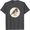 Colorful Retro Dark-Eyed Junco Bird T-Shirt Design *10 Colors* Tee by Bird.Fan