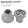 5Pcs   Crutch Tips   Crutch Tips 16mm Replacement Crutch Tips with Metal Gaskets for Canes
