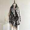 New winter imitation cashmere scarf thickened women's scarf fashionable versatile shawl double-sided warm scarf women