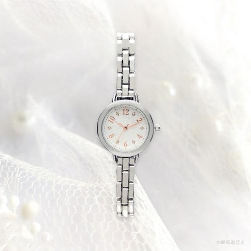 Fieldwork Women's Analog Watch, Nickel-Free, 5 ATM Water Resistance, with a Silver Metal Band, WP Yella ASS175-1