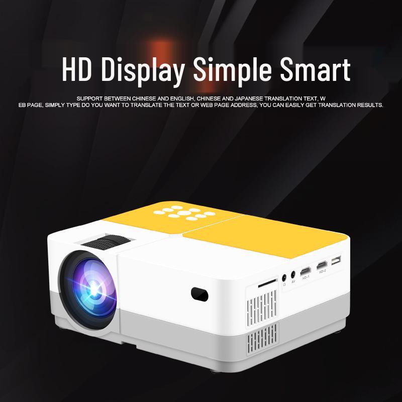 720P HD H3 Portable Home Projector for Living Room & Bedroom