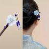 1pc Fashion Chinese Style Hair Accessory Suitable for Daily Party Dresses Beautiful Floral Hair Clip Women's Elegant Hair Needle