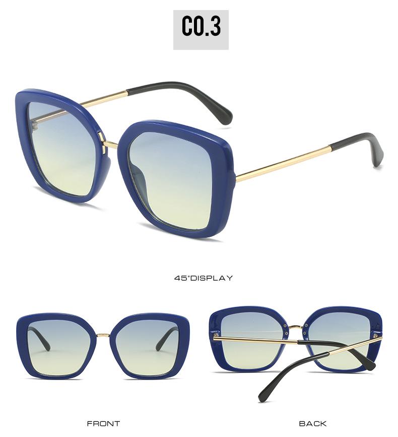 2022 Winter Square Frame Sunglasses: Trendy European & American Street Style Glasses for Women