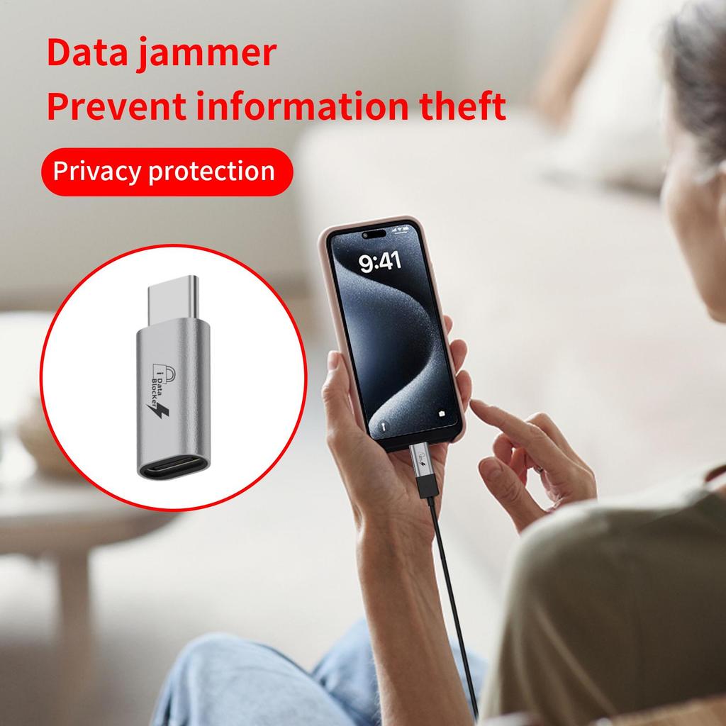 New USB Data Blocker Security Adapter Anti-Juice Jacking Protector Type-C Defender Condom Notebook Phone PC Charging Safety