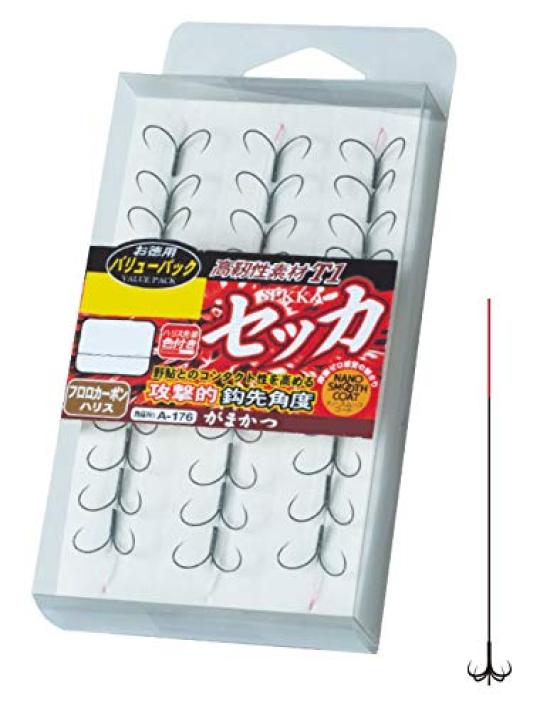 

Gamakatsu Value Pack T1 Sekka (Нано-гладкое покрытие) 4 Якоря A177 6.5-1