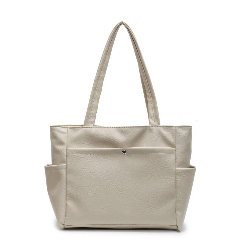 Large Capacity Crossbody Solid Color Shoulder Bag