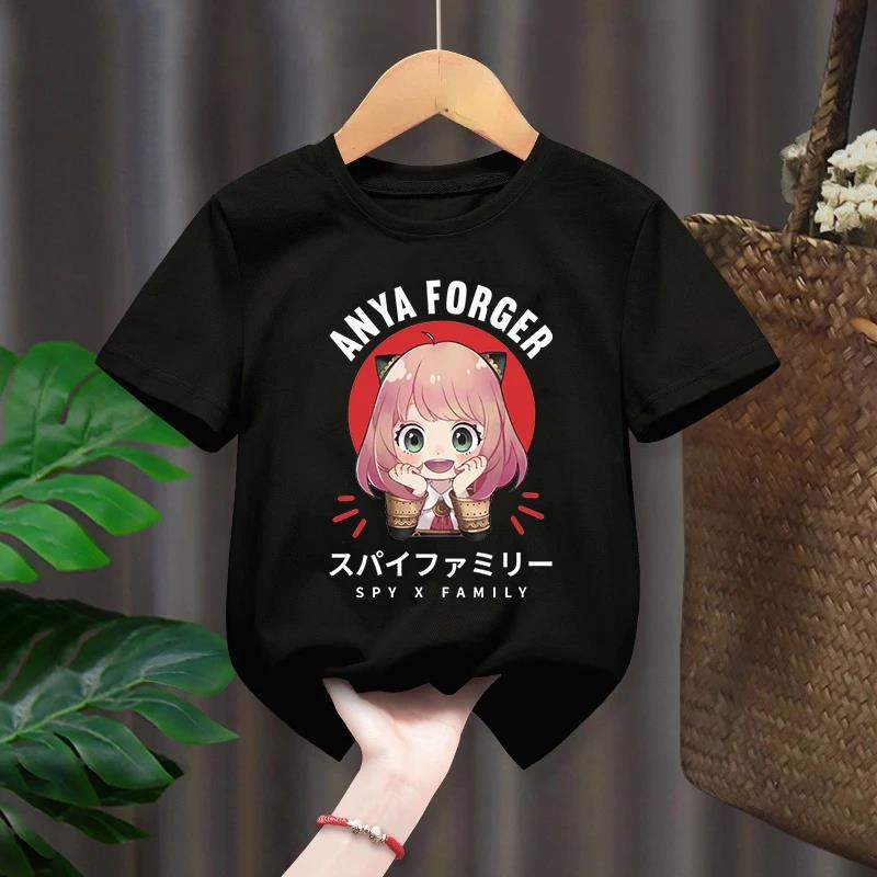 Spy X Family Kreslené Grafické Tričko Japonské Anime Harajuku Tričko Módní Ležérní Krátký Rukáv Nadměrné Tričko Unisex