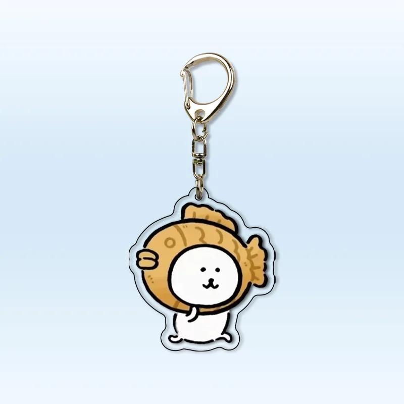 Cute JOKE BEAR AND FRIENDS Expression Acrylic Keychain Student Small Gift Decoration Creative Fun Small Pendant Toys Gift