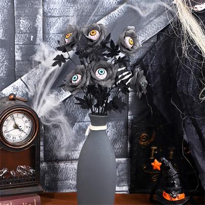 Décorations d'Halloween, Découpes d'œil d'horreur noir, Décorations de bureau