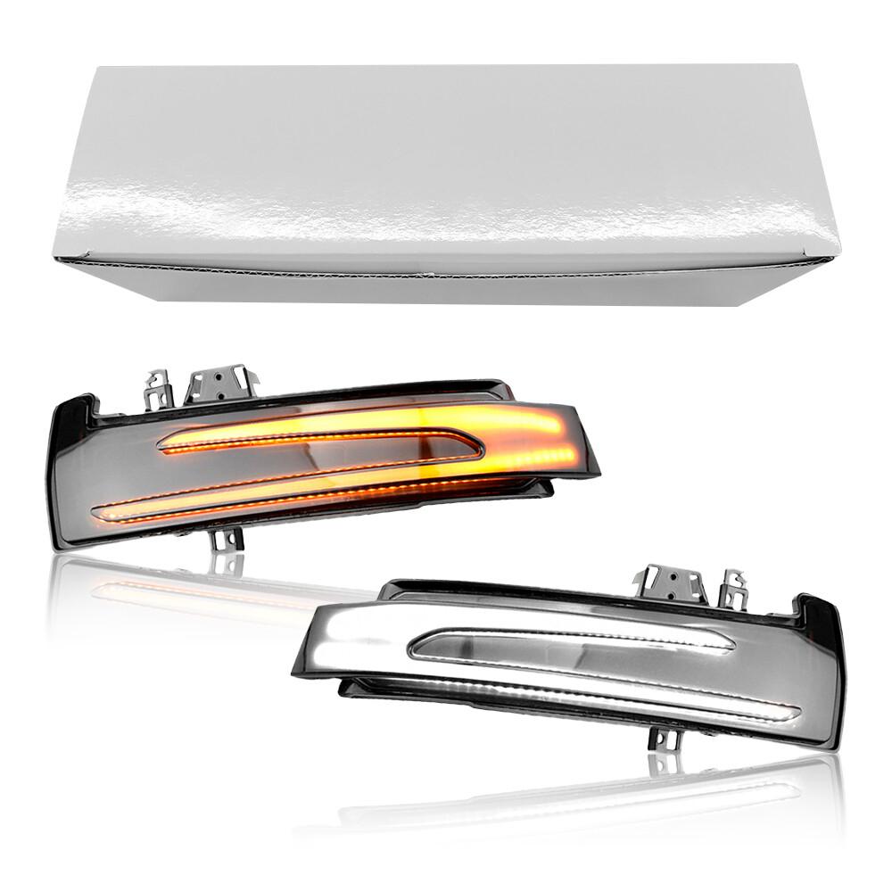 2x Sequential LED Side Mirror Turn Signal Light For Benz A2129067401 A2129067501