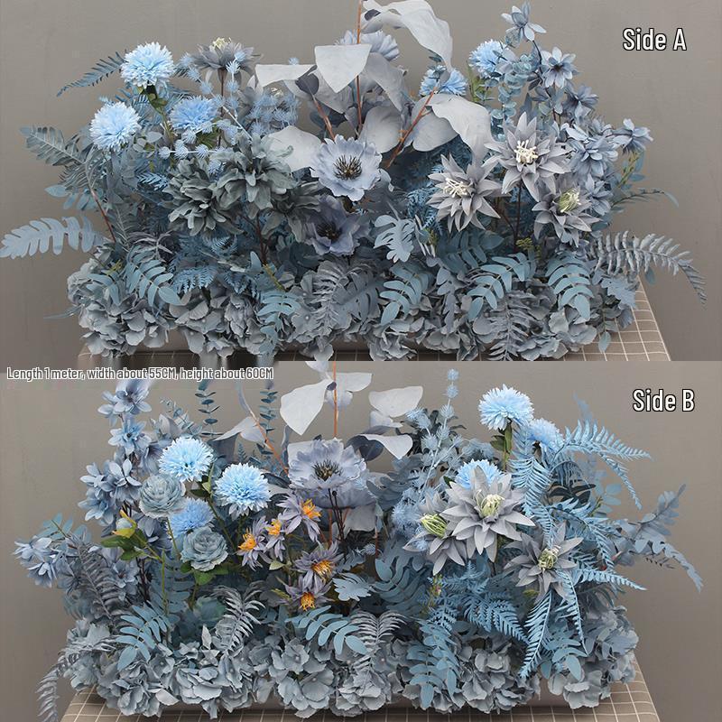 Large Silk Eucalyptus Floral Aisle Decoration for Weddings