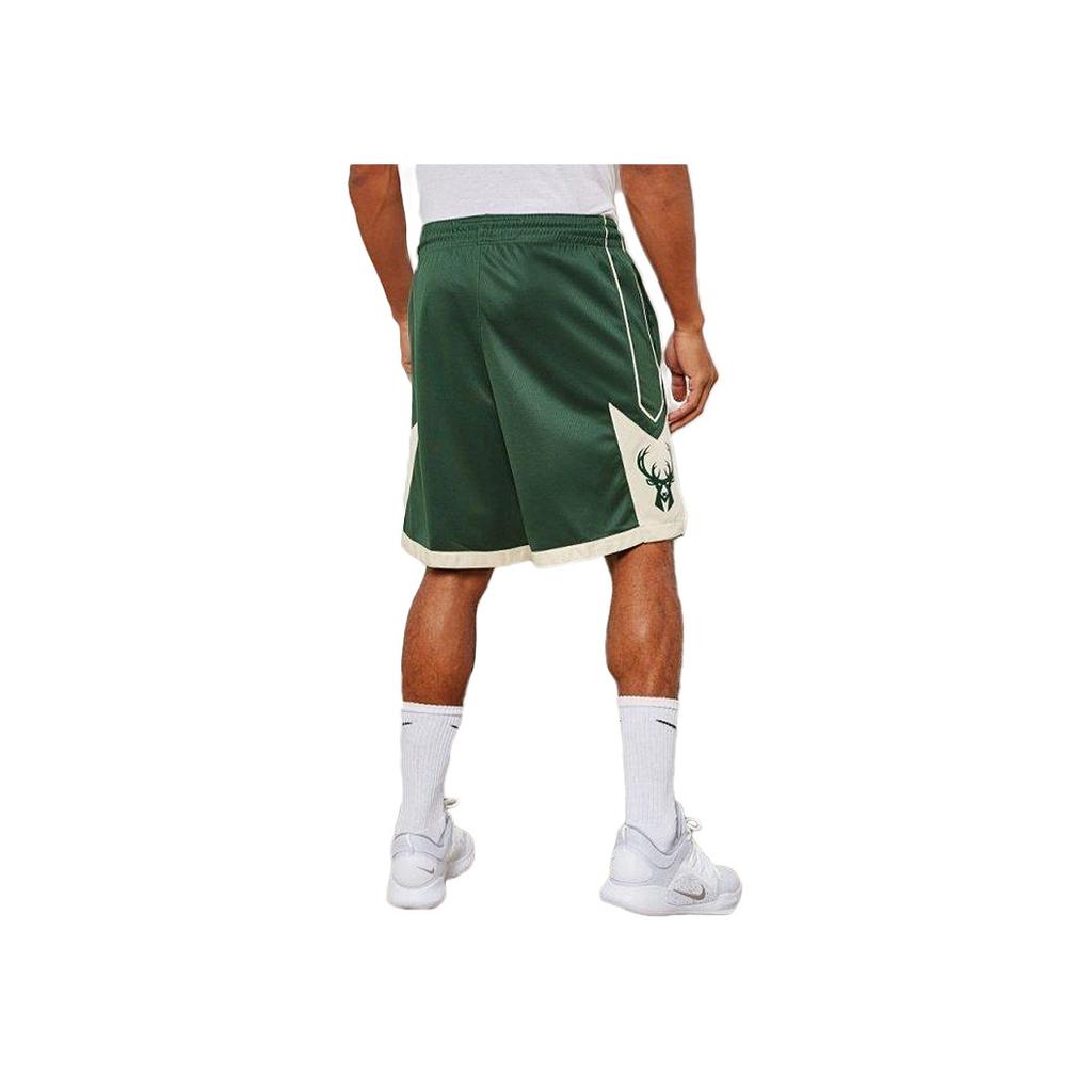 New Nike Nba Swingman Milwaukee Bucks Icon Edition Shorts AJ5623-323