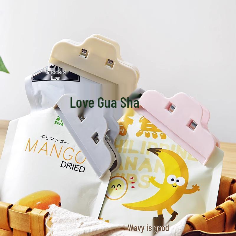 Strong Kitchen Snack Bag Sealing Clips - Moisture-Proof Fresh-Keeping Plastic Sealers