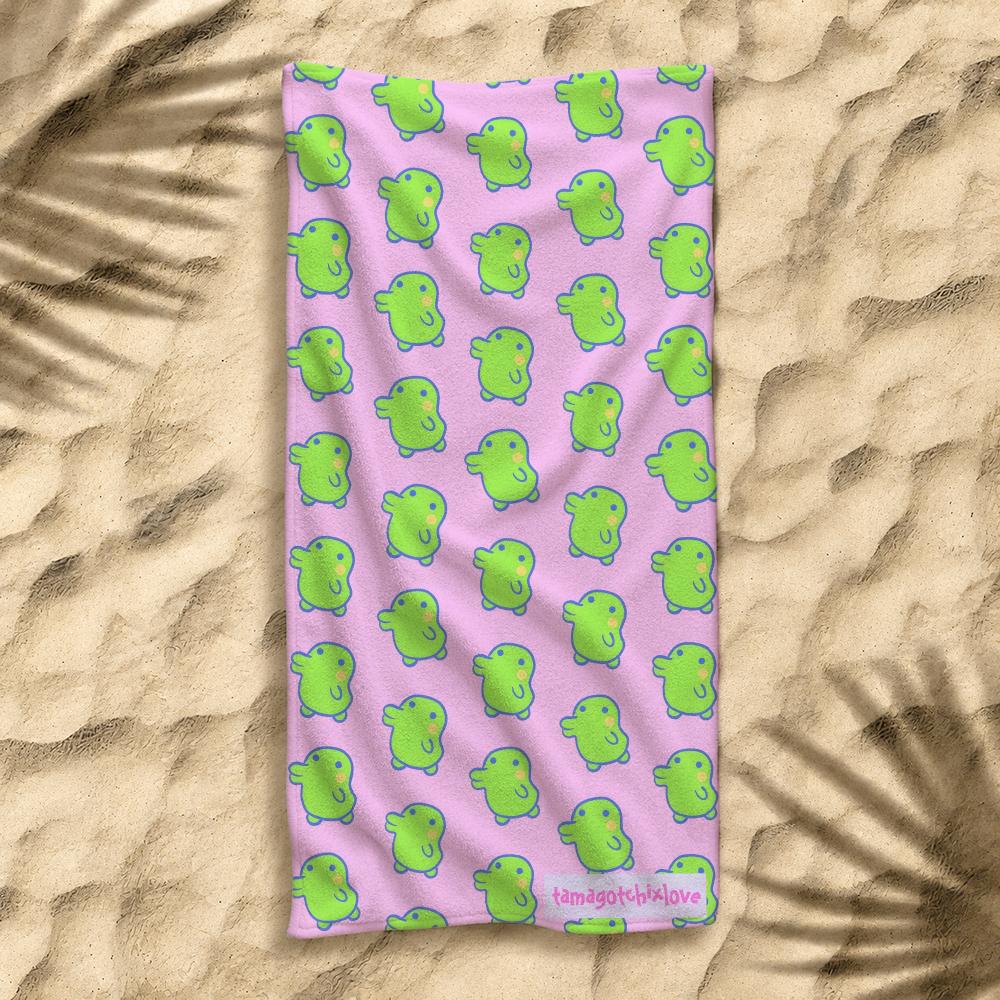 Toy Tamagotchi Towel Towel Soft Pool Gift For Travel Gym Shower Cool Camping Quick Dry Sports  Large Beach Towel