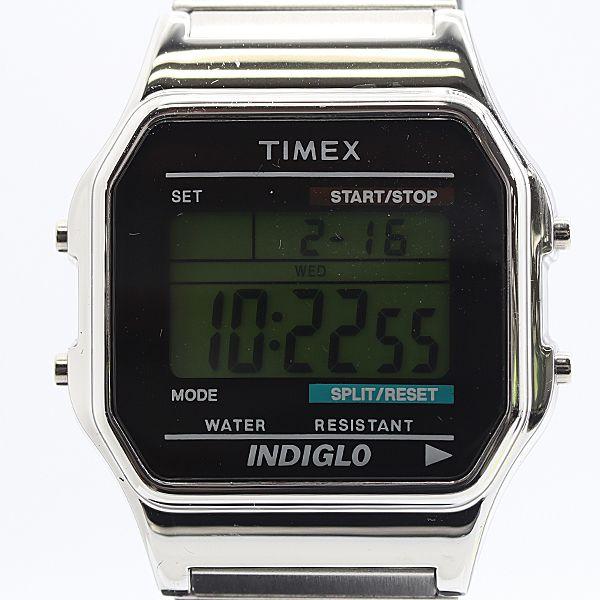 Like new, working box/with warranty Timex Classic Digital Silver T78587 QZ Digital Dial Men s Watch 2000000 5NBG KMT ABC23156
