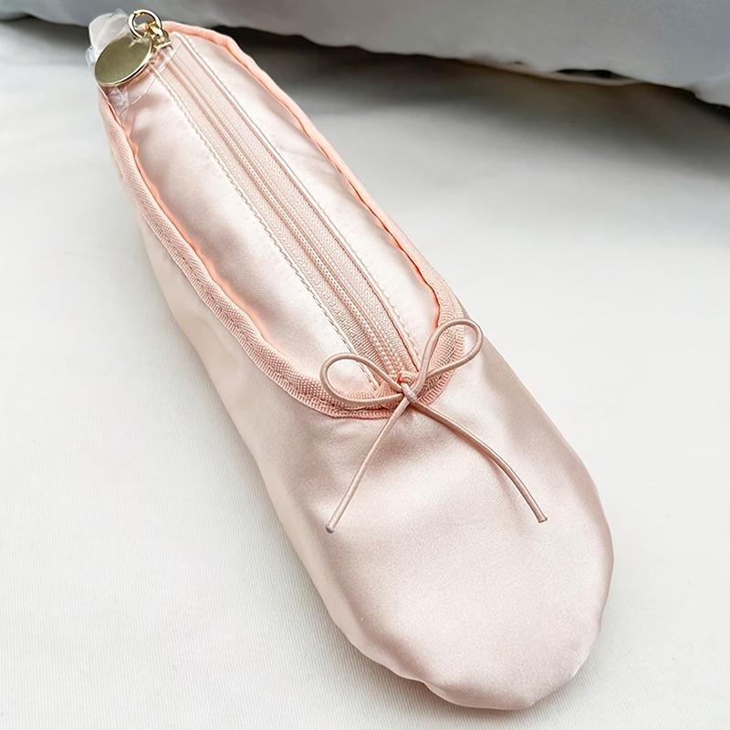 Großes Fassungsvermögen Ballettschuhe Federmäppchen Kosmetiktasche Niedliches Design Ballerina Federmäppchen Schreibtisch-Organizer Schul-Federmäppchen