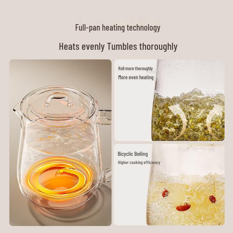 Joyoung Multi-functional Quiet Glass Health Kettle CN plug (adapter included)
