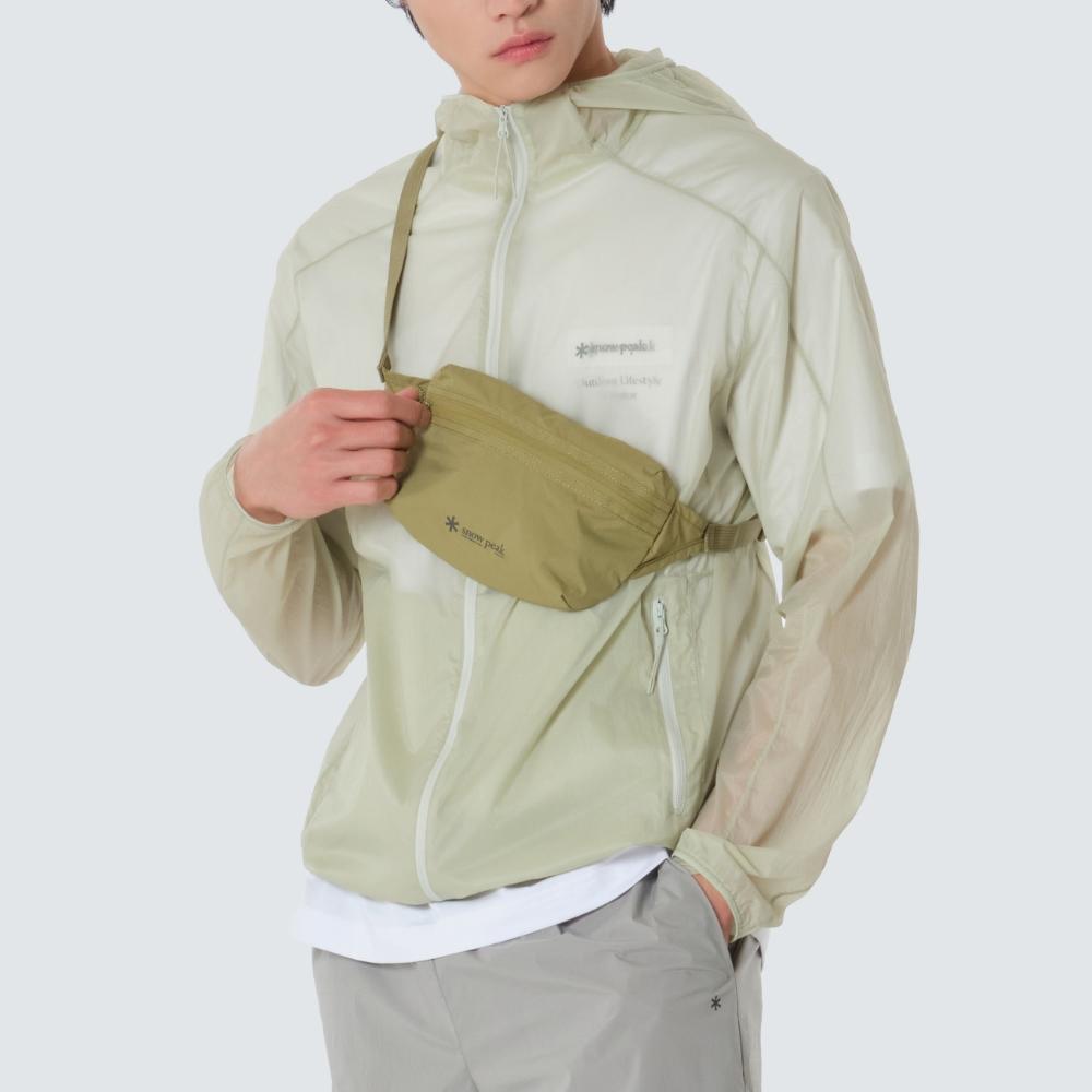 SNOWPEAK Cordura Lightweight Hip Sack 1L Olive Green (S26MUTBG08)