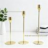 Custom Wrought Iron Long-Stem Candlestick for Hotel, Home, Dinner, Festival, and Aromatherapy Candle Decor