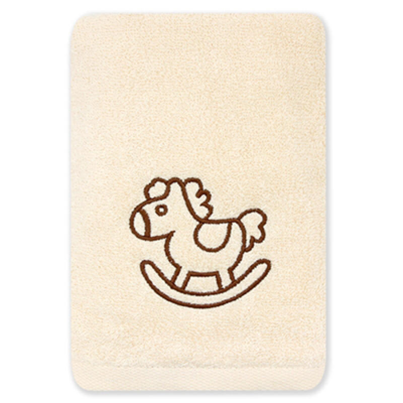 [Songwol Towel] Rocking Horse Washcloth beige