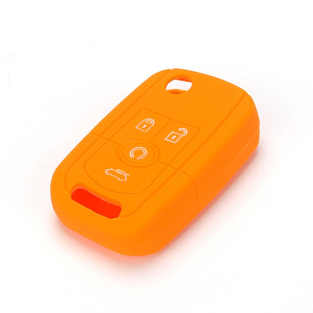 For Buick Excelle Folding 4-button Silicone Key Cover Key Bag Button Oil-filled Car Remote Control Shell Protective Cover