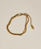 Novice Tokyo Bar & Snake Double Chain Bracelet [Stainless] / Gold