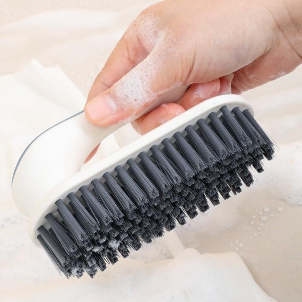 2PCS/SET Plastic Cleaning Brush Portable Shoe Brush Practical Stain Remover Brush Clothes