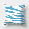 Blue Geometric Pattern Decorative Cushion Pillowcase Cushion Cover Throw Pillow Living Room Sofa Decorative Pillowcase
