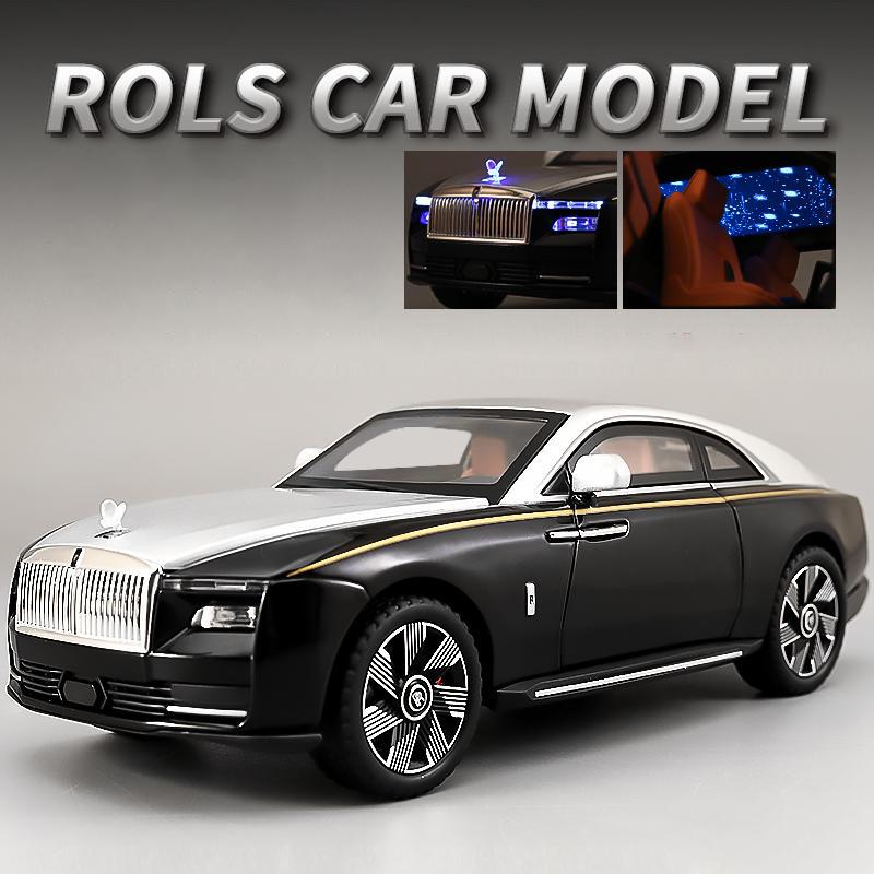 1/24 Rolls Royce Spectre Starlight Headliner Alloy Diecasts & Toy Model Vehicles Car Model Sound and Light Collection Kids Toy